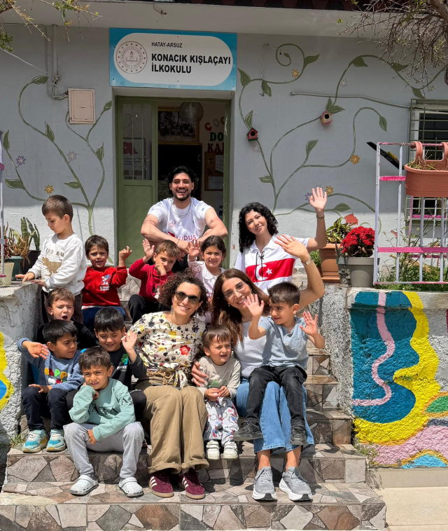 İstanbul Rumeli Üniversitesi’nden Hatay’daki orman okuluna anlamlı ziyaret