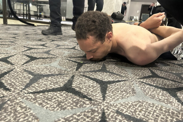 İşte yemeği kana bulamak isteyen saldırgan! Trump fotoğrafını paylaştı