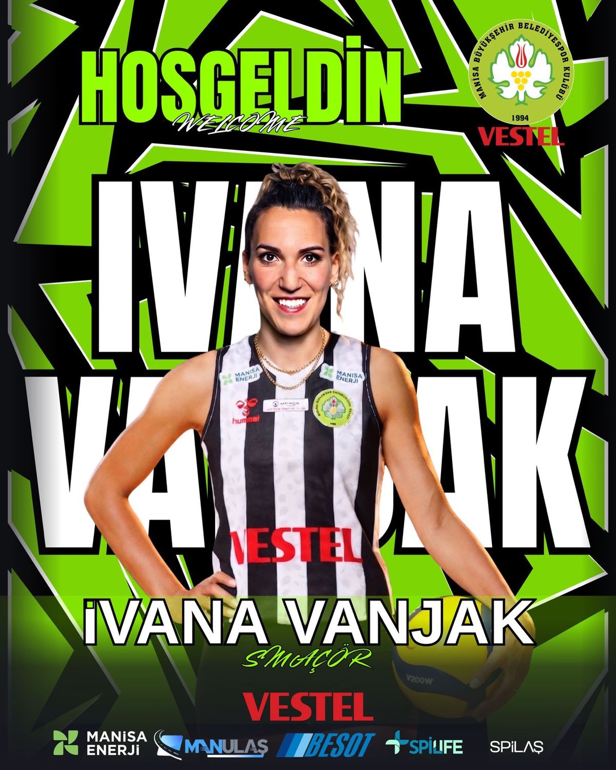 Vestel Manisa\'dan Yeni Transfer