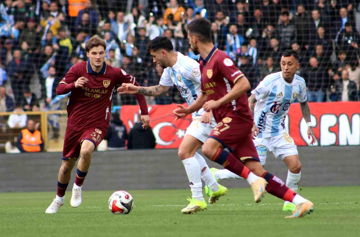 Erzurumspor-Bandırmaspor Maçı 1-1 Beraberlik