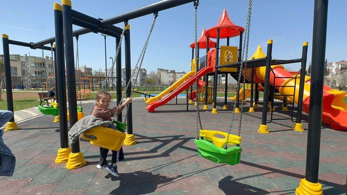 Yeşilyurt Mahallesi\'ndeki yeni park tamamlandı