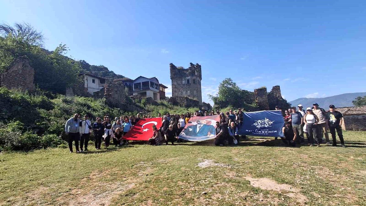 Aydın\'da trekking rotası tarihle buluştu