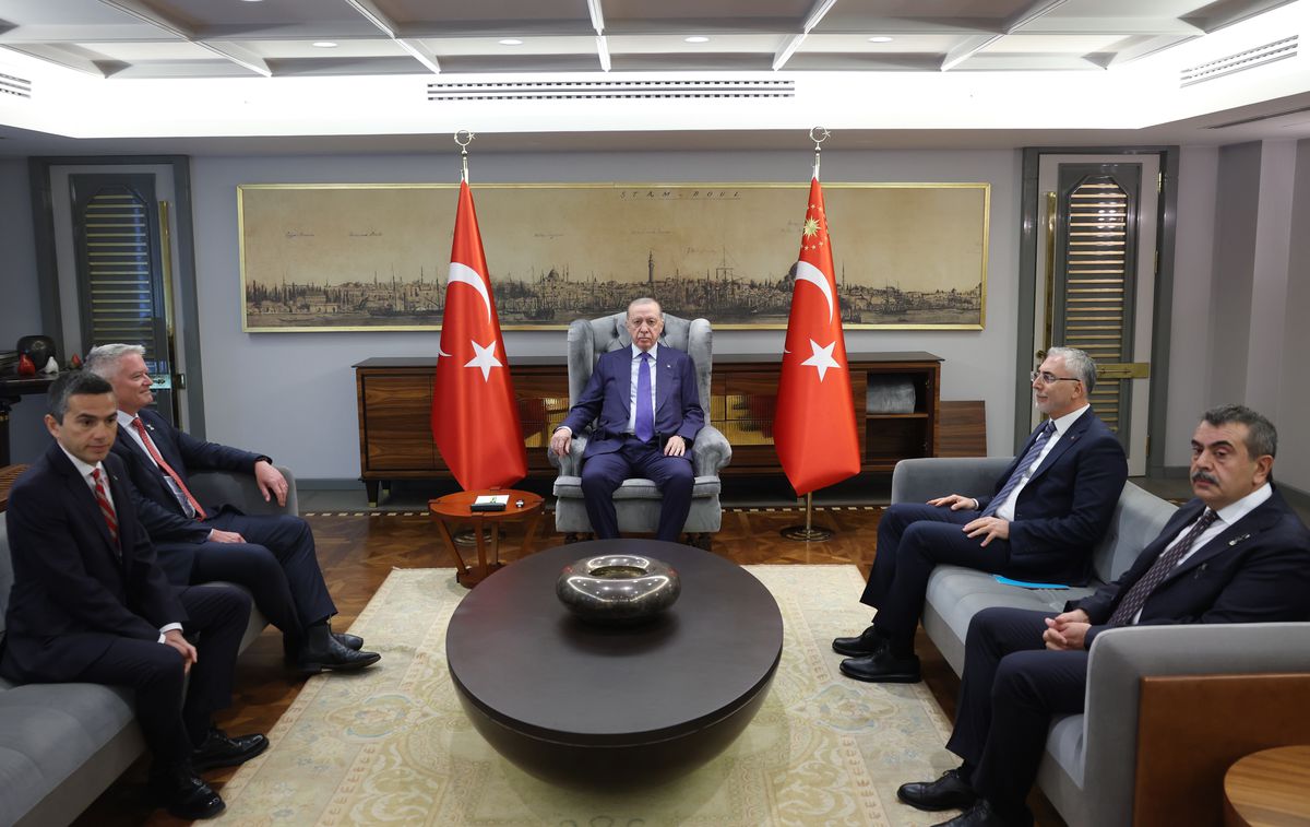 Cumhurbaşkanı Erdoğan, OECD Genel Sekreteri Mathias Cormann\'ı kabul etti