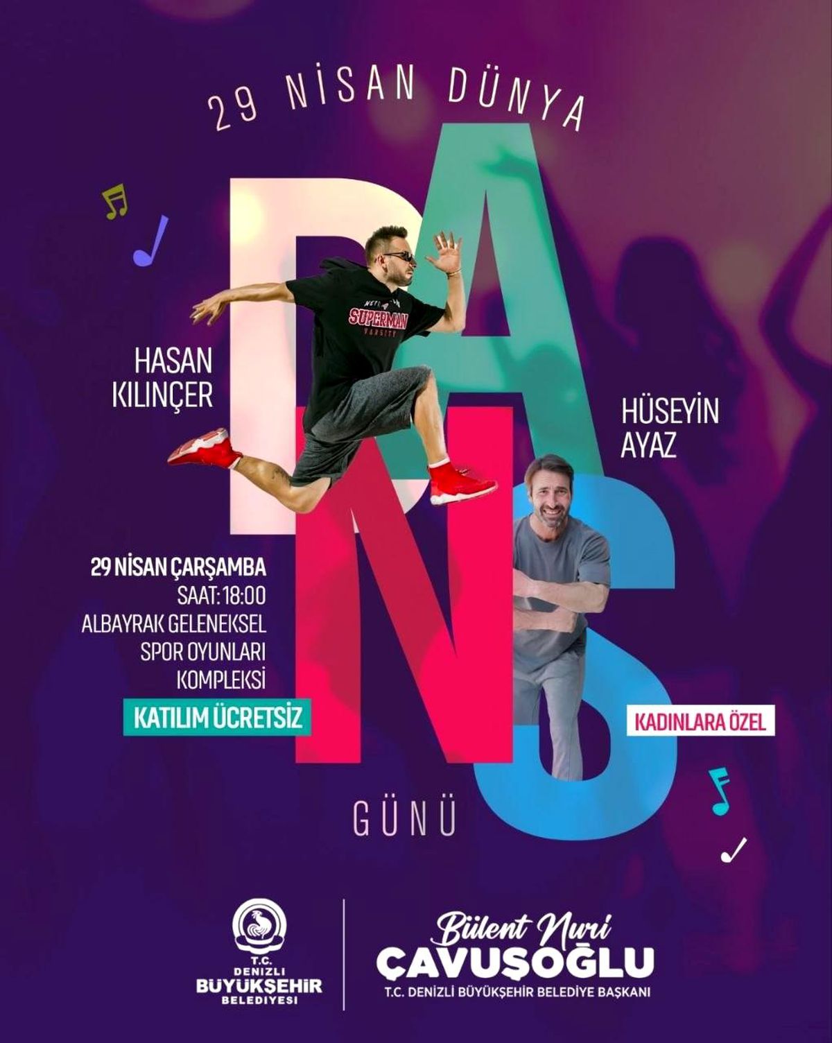 Denizli\'de 29 Nisan Dünya Dans Günü\'ne özel kutlama