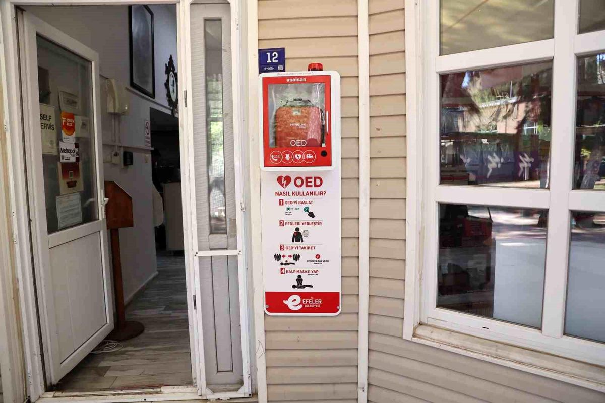 Efeler\'de acil müdahale için OED cihazları devreye giriyor