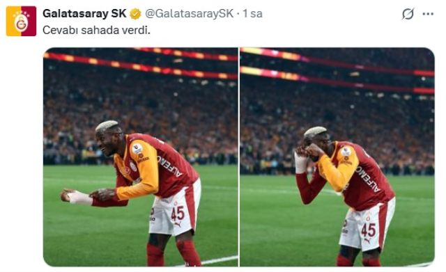 Galatasaray'dan Fenerbahçe'ye göndermeler devam ediyor