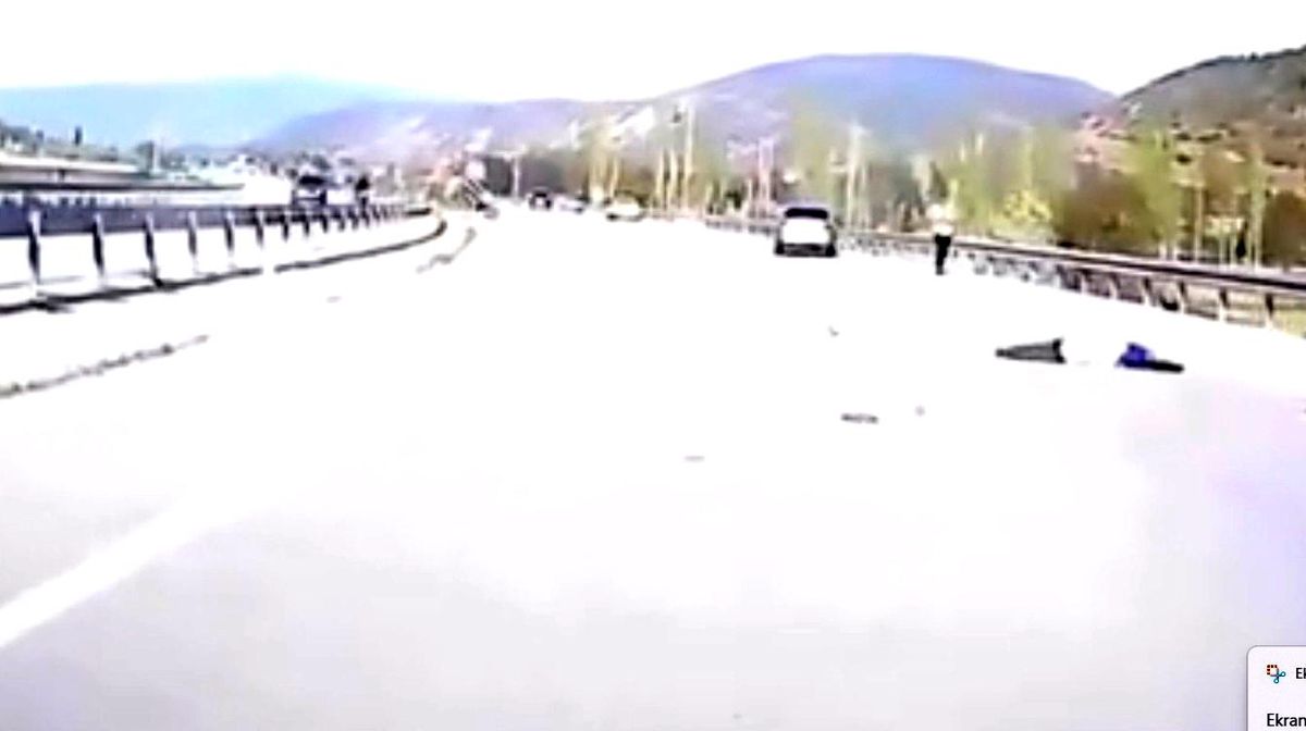 Tokat\'taki Motosiklet Kazasında Yeni Görüntüler