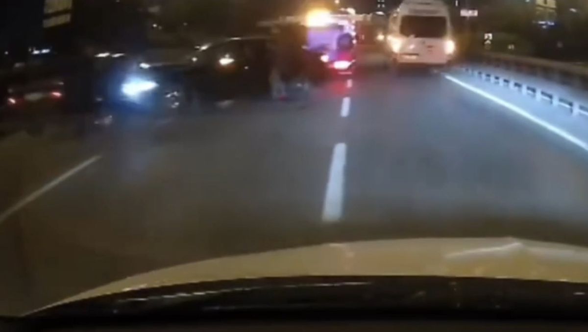 Maltepe\'de Zincirleme Trafik Kazası