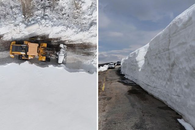 Ordu’da nisan sonunda 4 metre kar