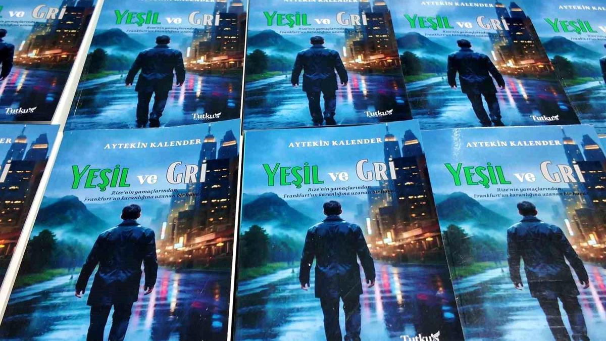 Aytekin Kalender\'in İlk Romanı: \'Yeşil ve Gri\'