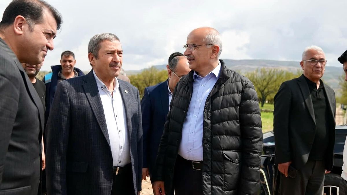 Darende\'de dolu afeti sonrası mahallelere ziyaret