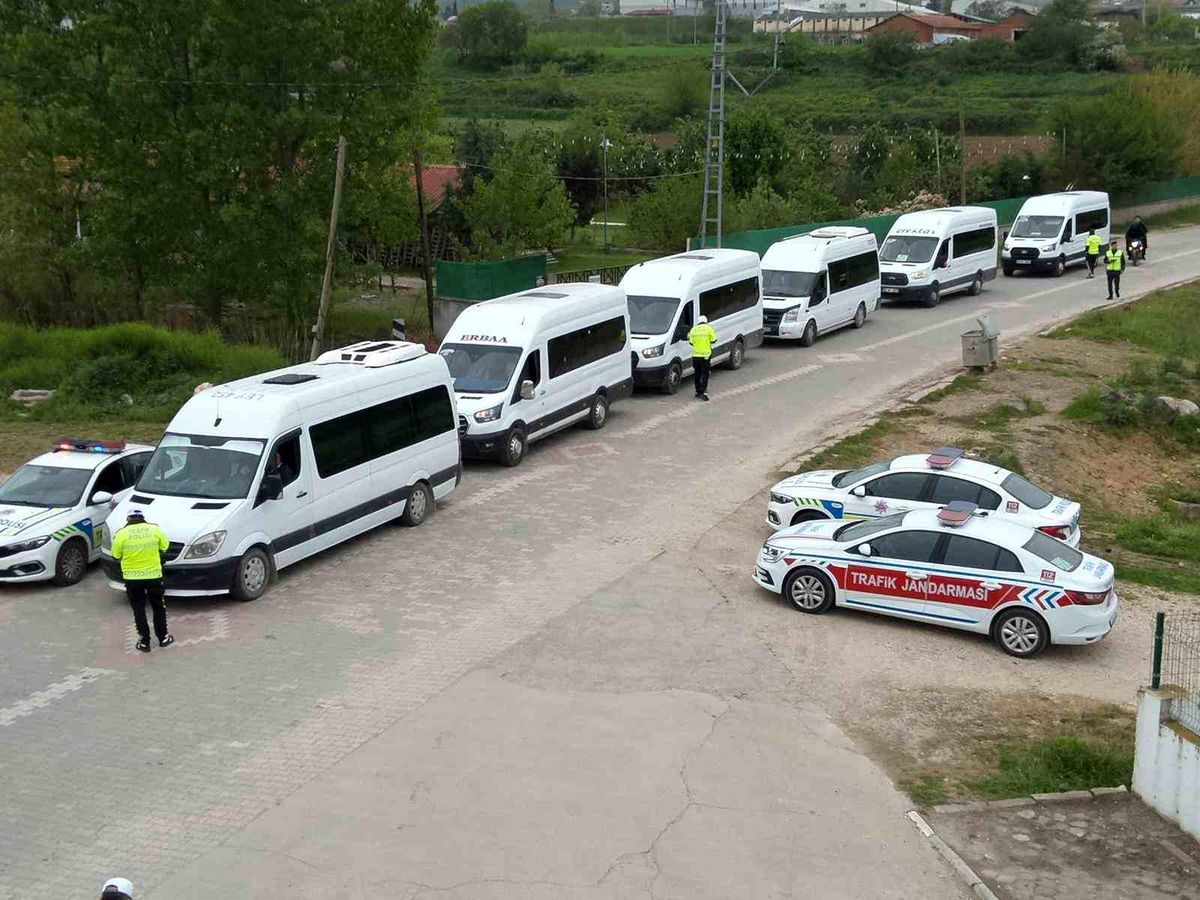 Erbaa\'da Okul Servislerine Ceza