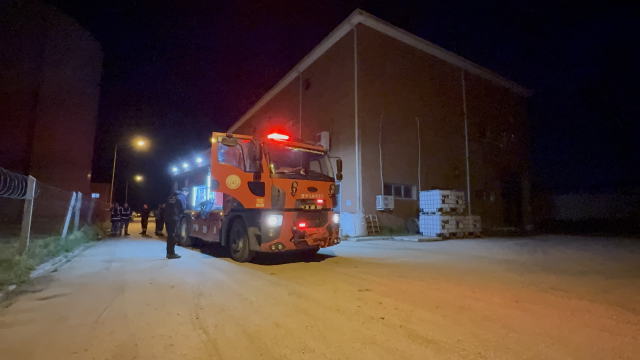 Eskişehir'de atık su arıtma tesisinde çıkan yangın söndürüldü