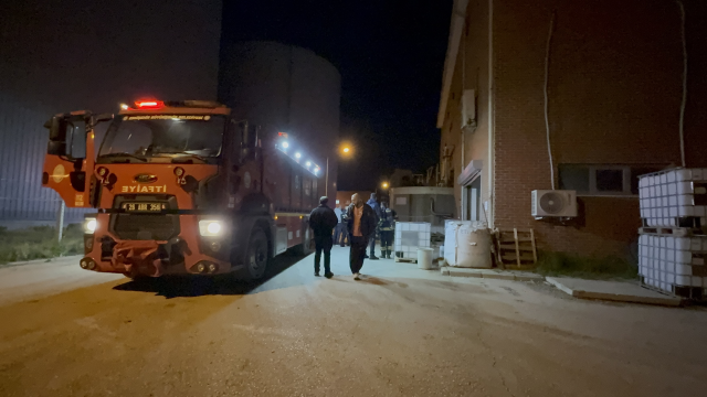 Eskişehir'de atık su arıtma tesisinde çıkan yangın söndürüldü