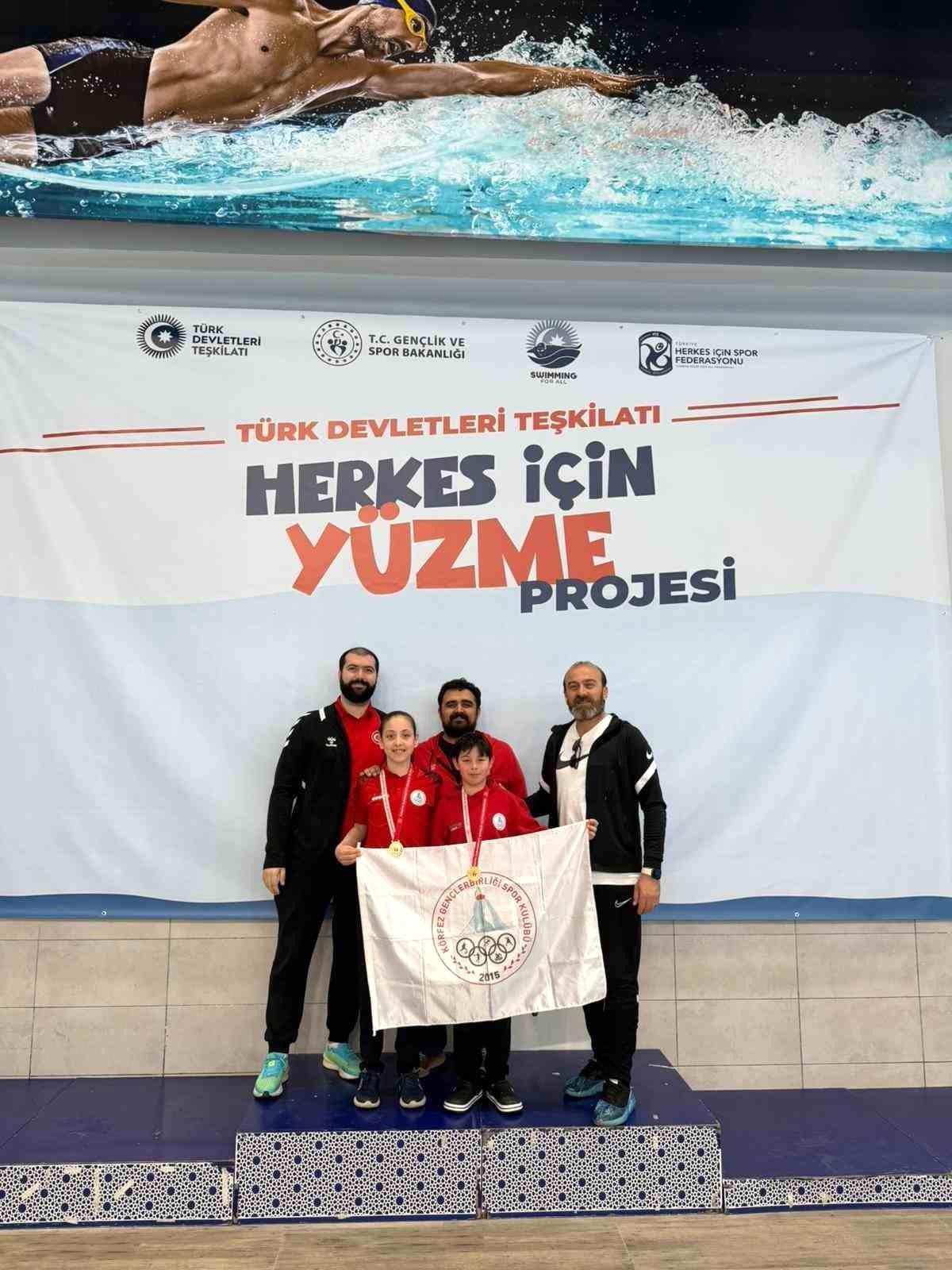 Körfezli genç yüzücüler Azerbaycan\'da Türkiye\'yi temsil edecek