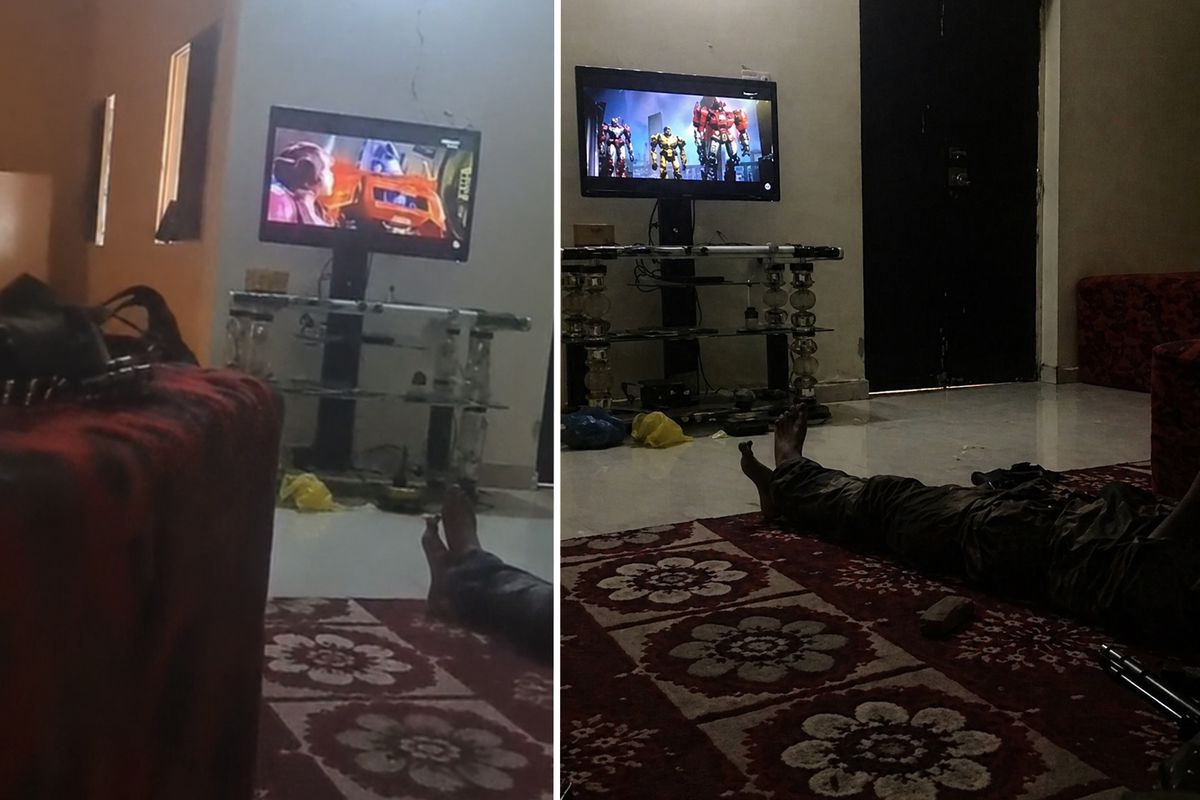 Mali’de ele geçirilen üste dikkat çeken anlar; askerler Tranformers izledi