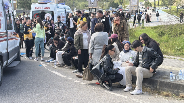 Bartın'da 44 kişinin yaralandığı kazanın görüntüleri ortaya çıktı