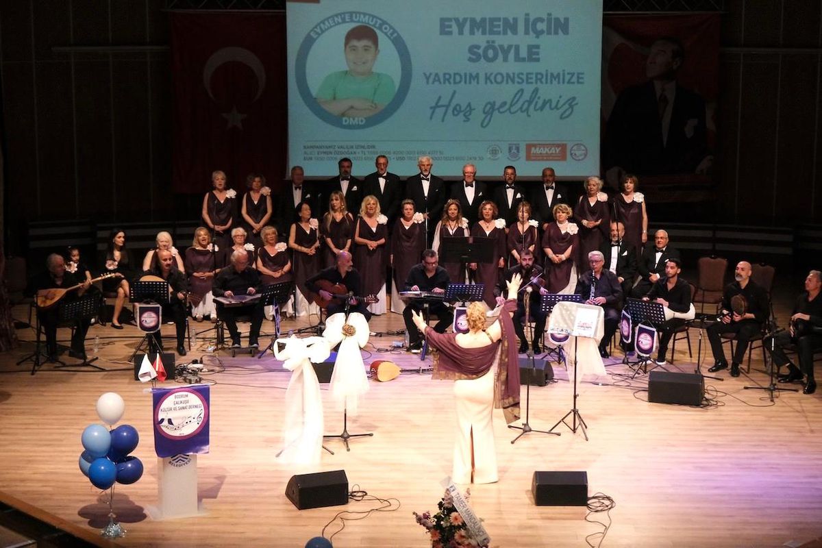 Bodrum\'da Eymen İçin Söyle Yardım Konseri gerçekleşti