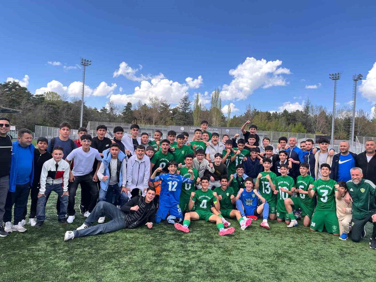 Kayseri U15 Liginde şampiyonlar belli oldu
