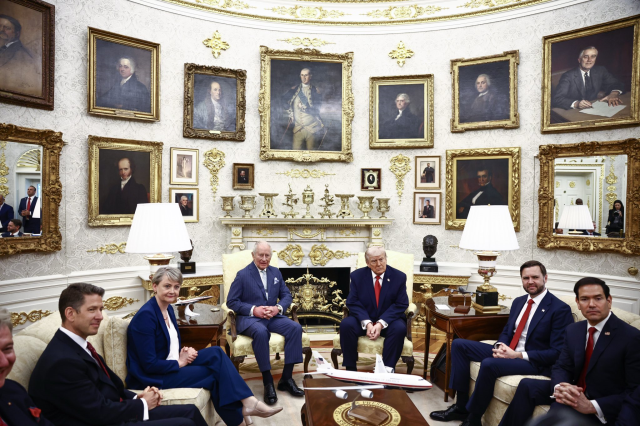 Kral Charles, Trump'a 