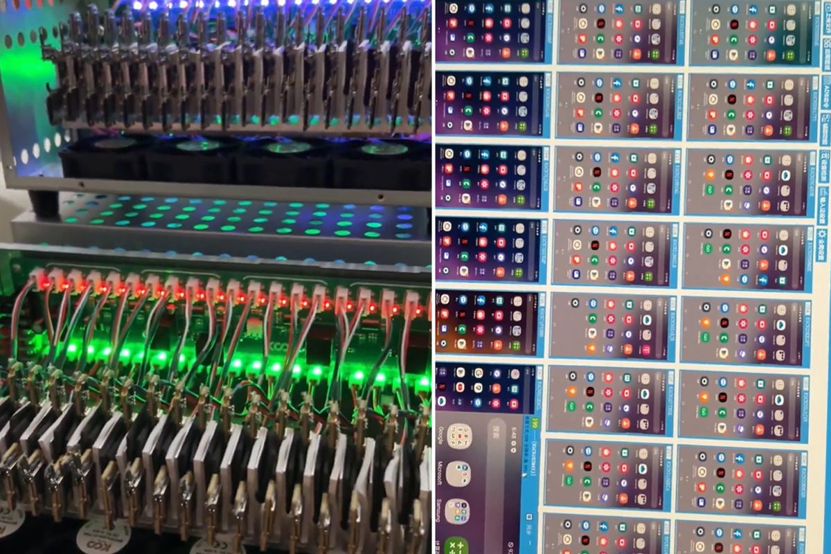 Lise öğrencisinden dev sistem! Yüzlerce telefonla sahte etkileşim ağı kurdu