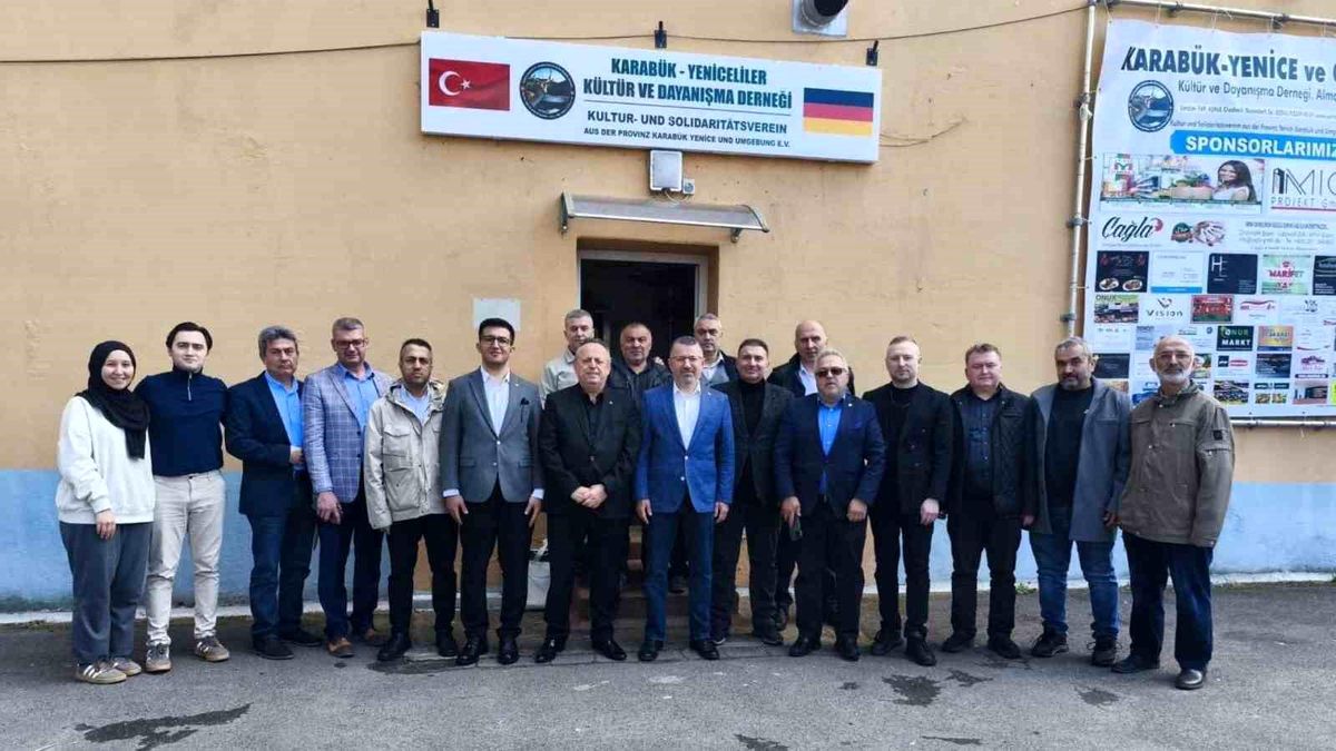Rektör Kırışık Almanya\'da Dernek Ziyareti