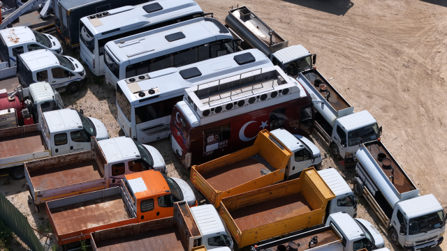 TMSF'nin el koyduğu yüzlerce araç böyle görüntülendi