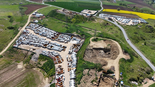 TMSF'nin el koyduğu yüzlerce araç böyle görüntülendi