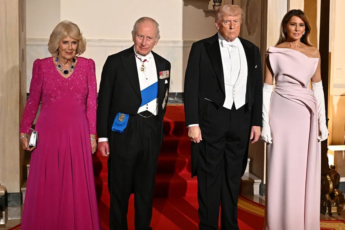 Trump, Kral Charles\'ın katıldığı devlet yemeğinde konuştu: İran\'ı askeri olarak mağlup ettik