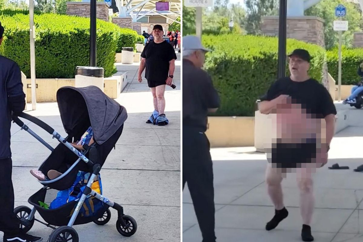 ABD\'de skandal görüntü! Çocuğa cinsel organını gösterdi, ortalık karıştı