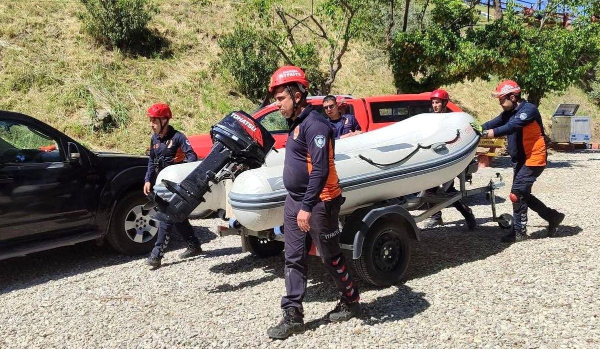 Manisa\'da Baraj Patlama Tatbikatı