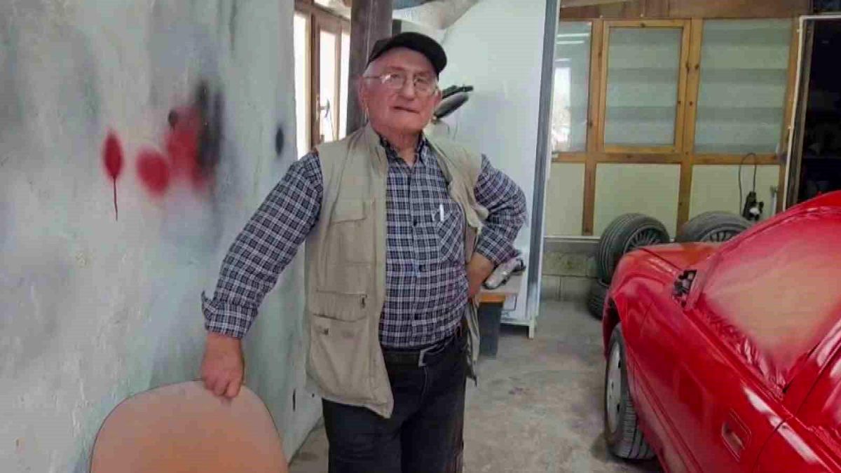 Elmadağ\'da Danalar Oto Tamirciye Girdi