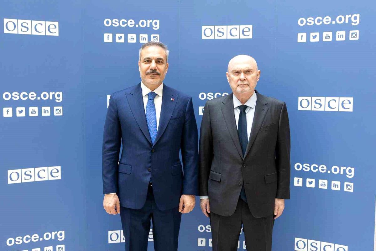 Bakan Fidan, AGİT Genel Sekreteri Sinirlioğlu ile bir araya geldi