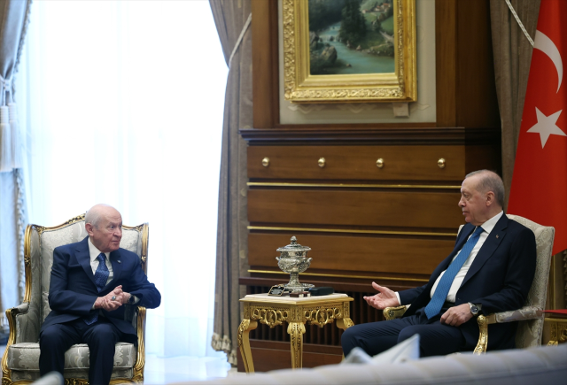 Beştepe'de Erdoğan-Bahçeli zirvesi