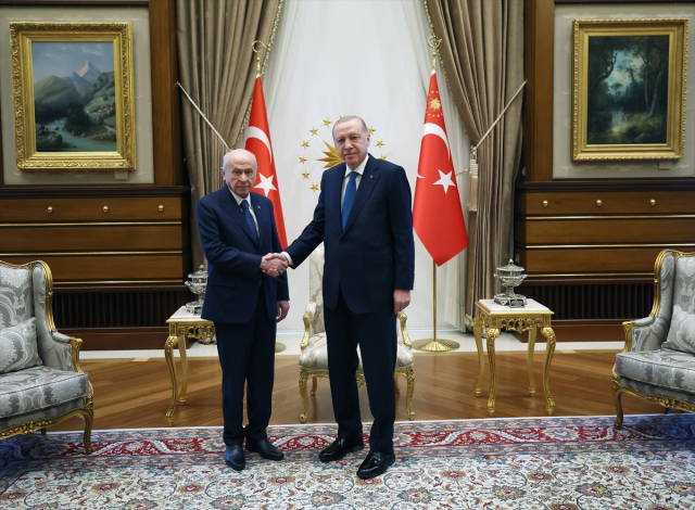 Beştepe'de Erdoğan-Bahçeli zirvesi