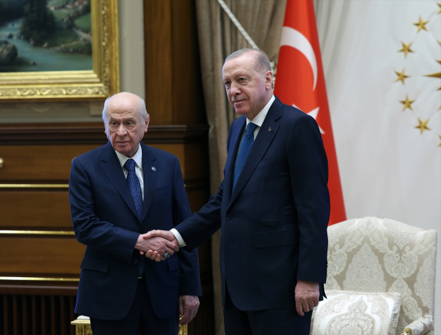 Beştepe'de Erdoğan-Bahçeli zirvesi