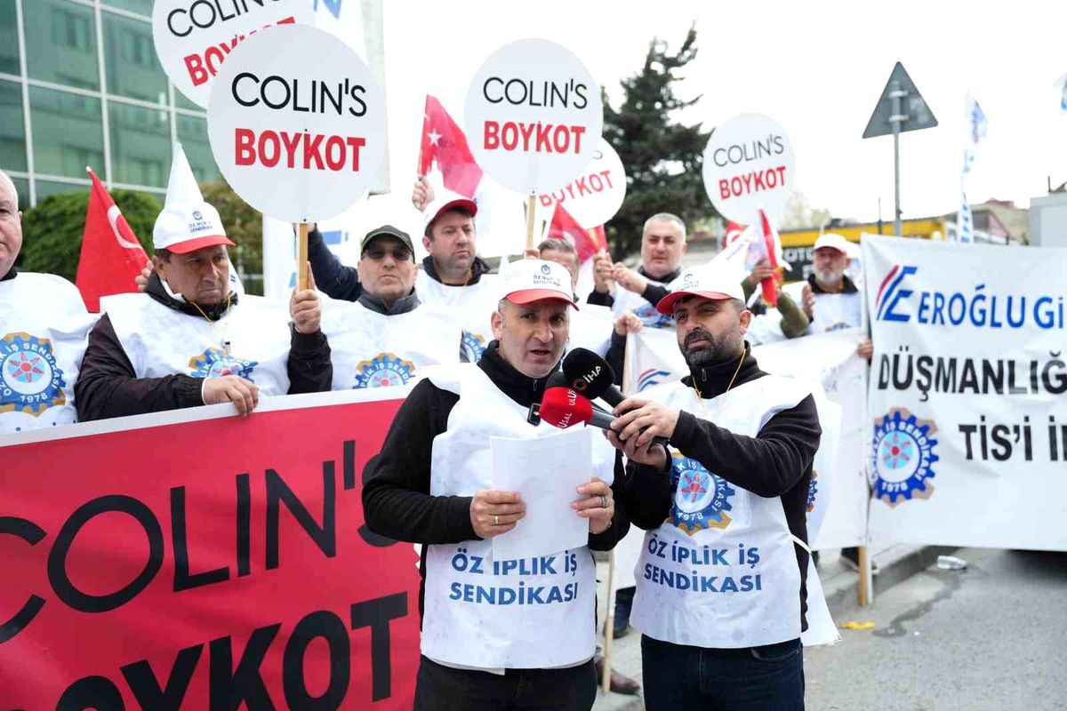Colins Eroğlu Tekstil\'de Grev Başladı