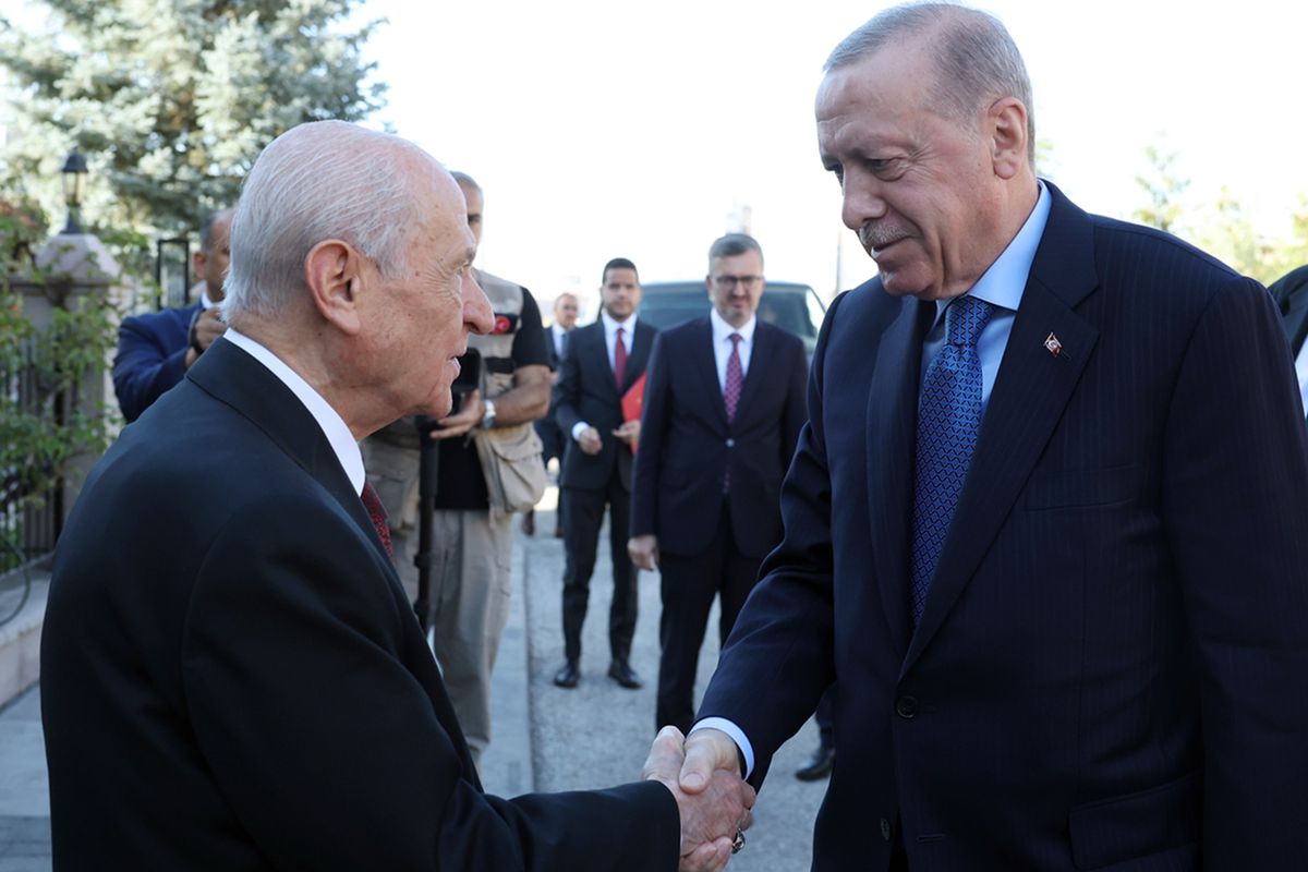 Beştepe\'de Erdoğan-Bahçeli zirvesi