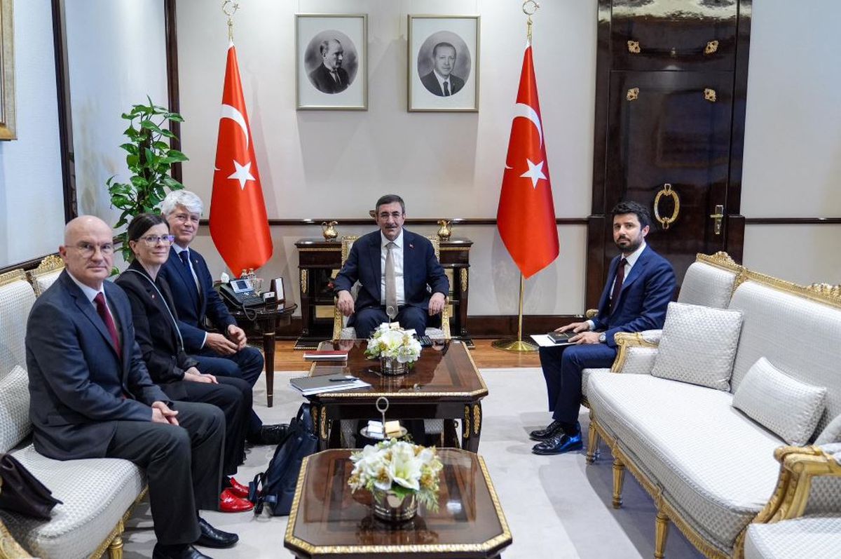 Cevdet Yılmaz, İsviçre Büyükelçisi ile Görüştü