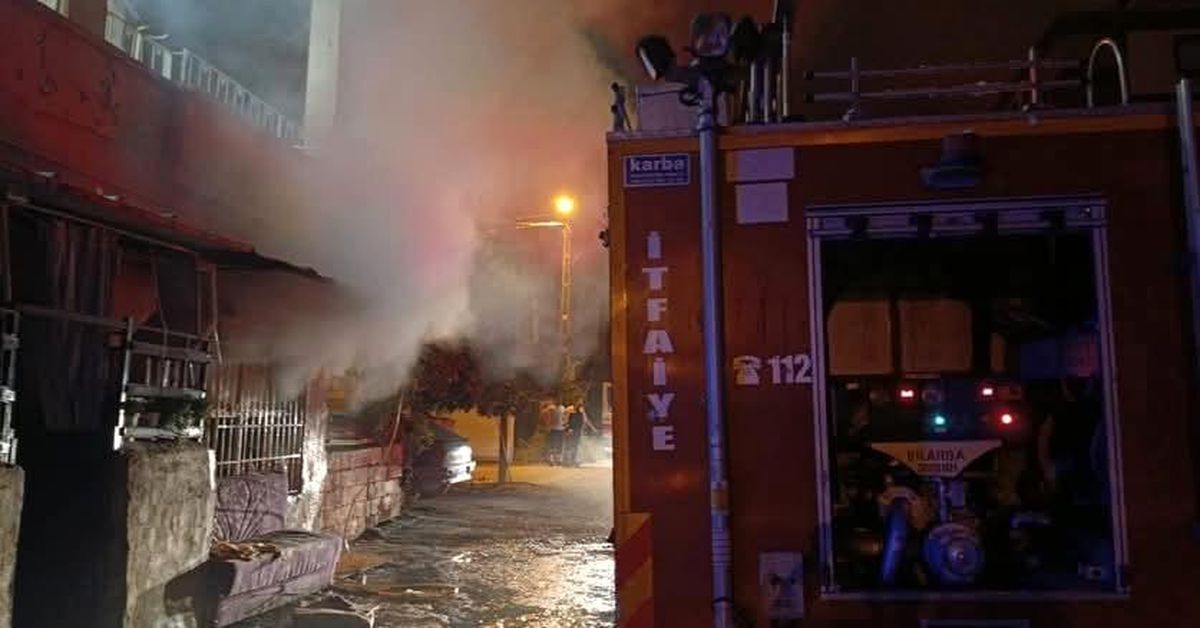 Dörtyol\'da ev yangını