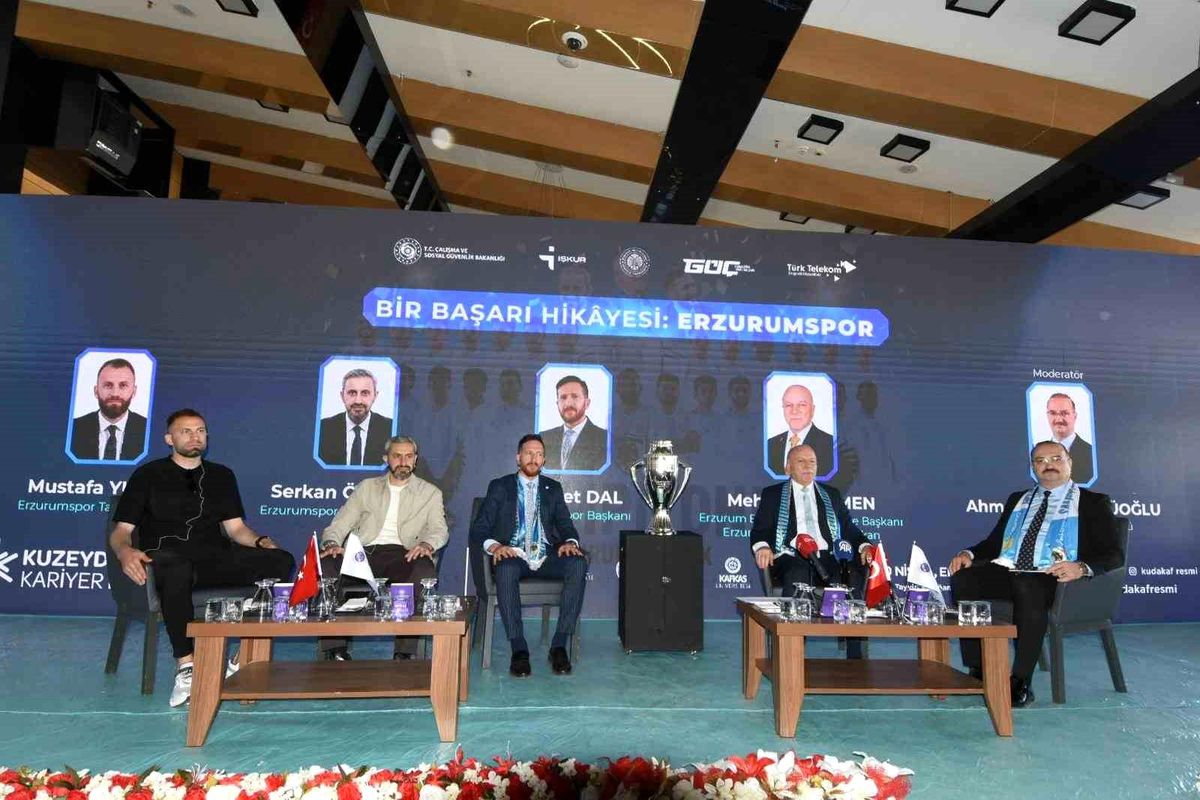 Erzurumspor\'un başarı hikâyesi KUDAKAF\'26\'da gençlerle buluştu