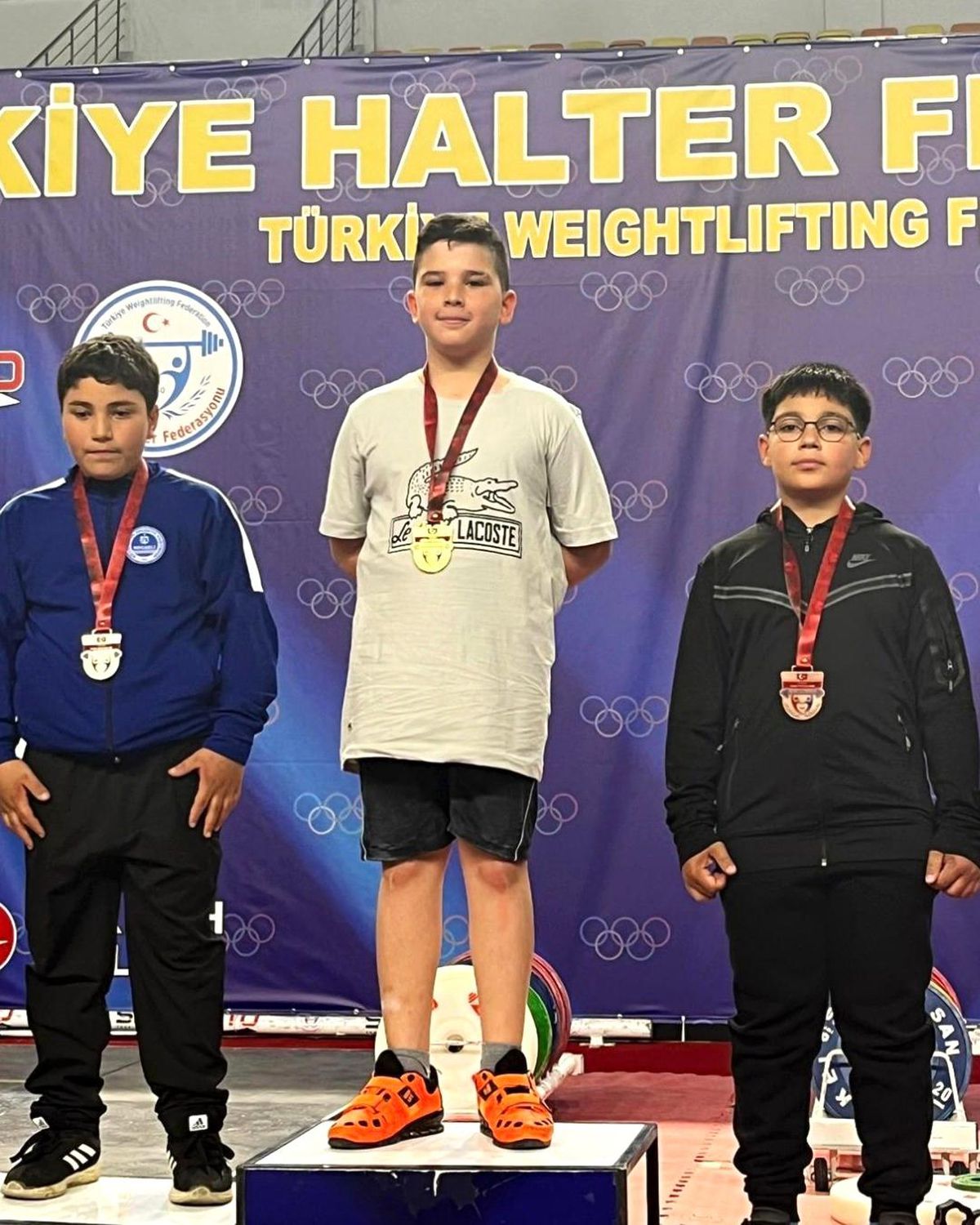 Mustafa Uyan U15 Halter Şampiyonu