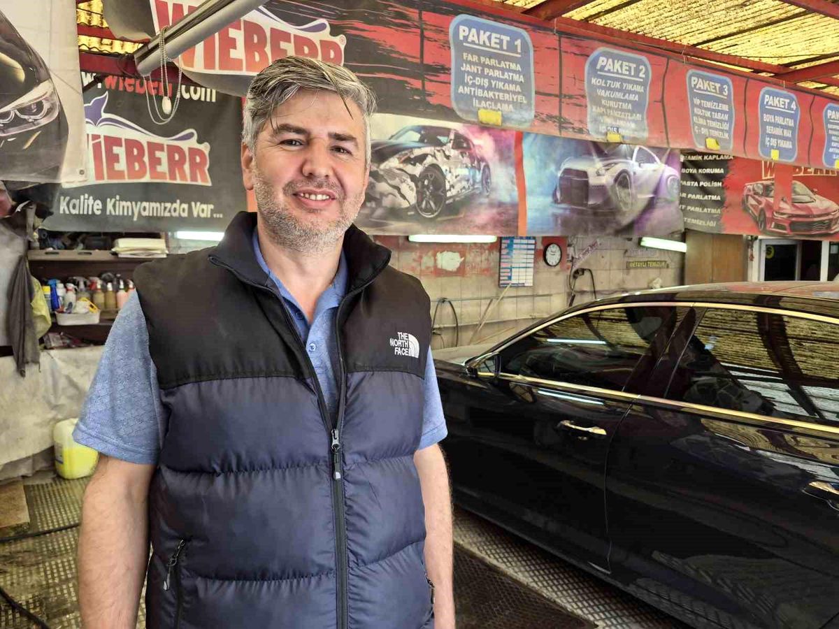 Eskişehir\'de Oto Yıkama Yoğunluğu Artıyor
