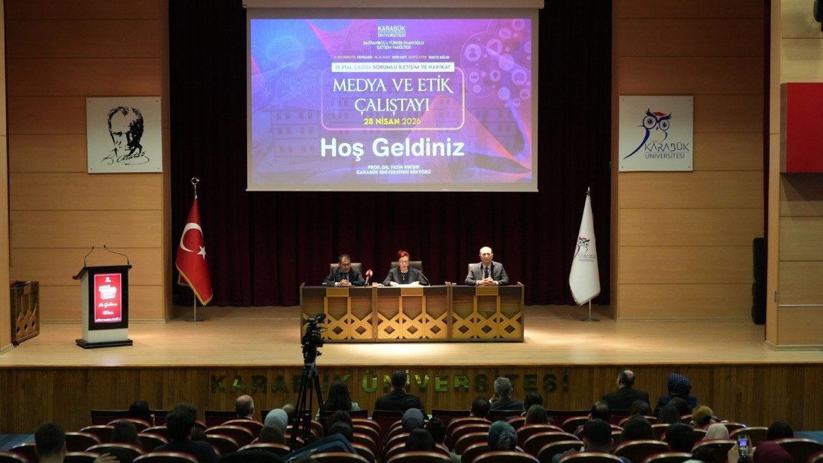 Karabük Üniversitesi\'nde \'Medya ve Etik Çalıştayı\' düzenlendi