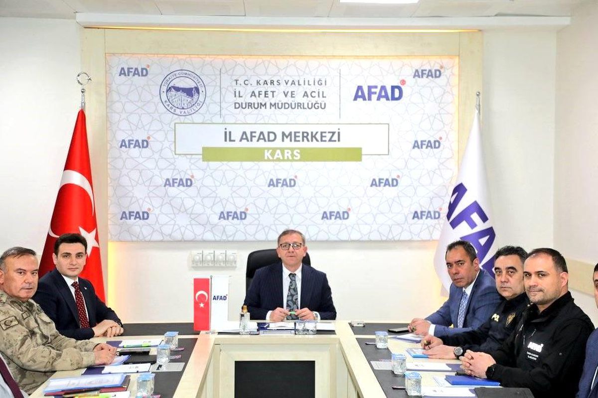 Kars\'ta Afet Koordinasyon Toplantısı