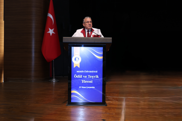 Mersin Üniversitesi’nde ödül ve teşvik töreni coşkusu