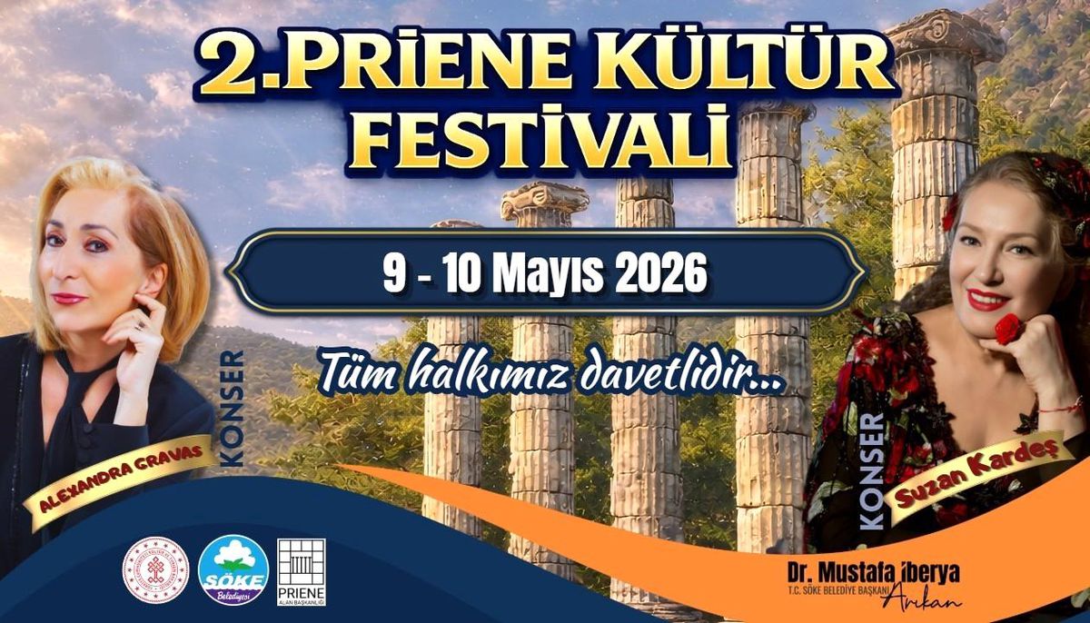 Söke\'de gerçekleşecek Priene Kültür Festivali için geri sayım başladı