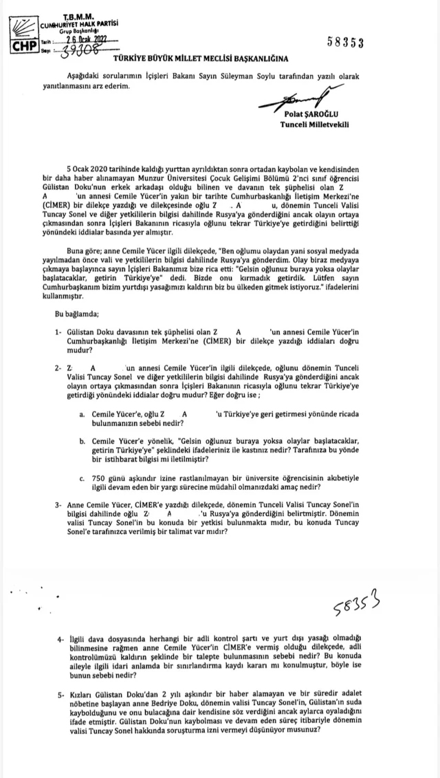 Soylu'dan Gülistan Doku sorusu yönelten muhabire sert tepki