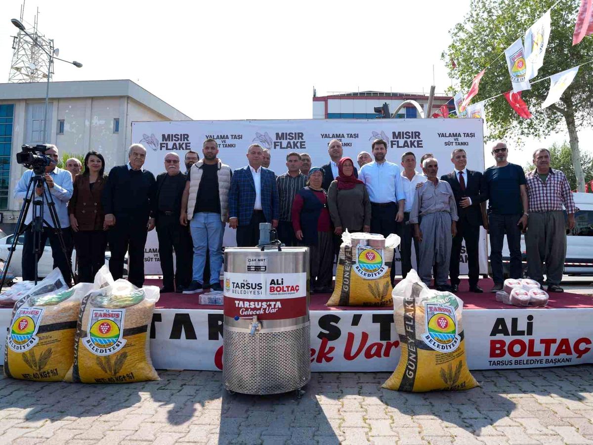 Tarsus Belediyesinden üreticiye destek büyüyor