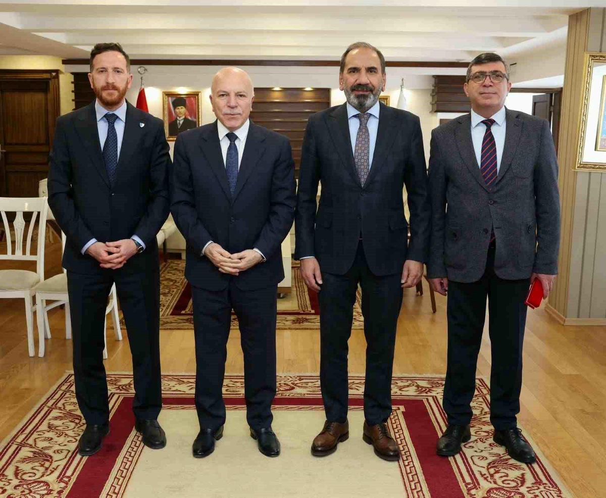 TFF Başkan Vekili Otyakmaz'dan Başkan Mehmet Sekmen'e ziyaret